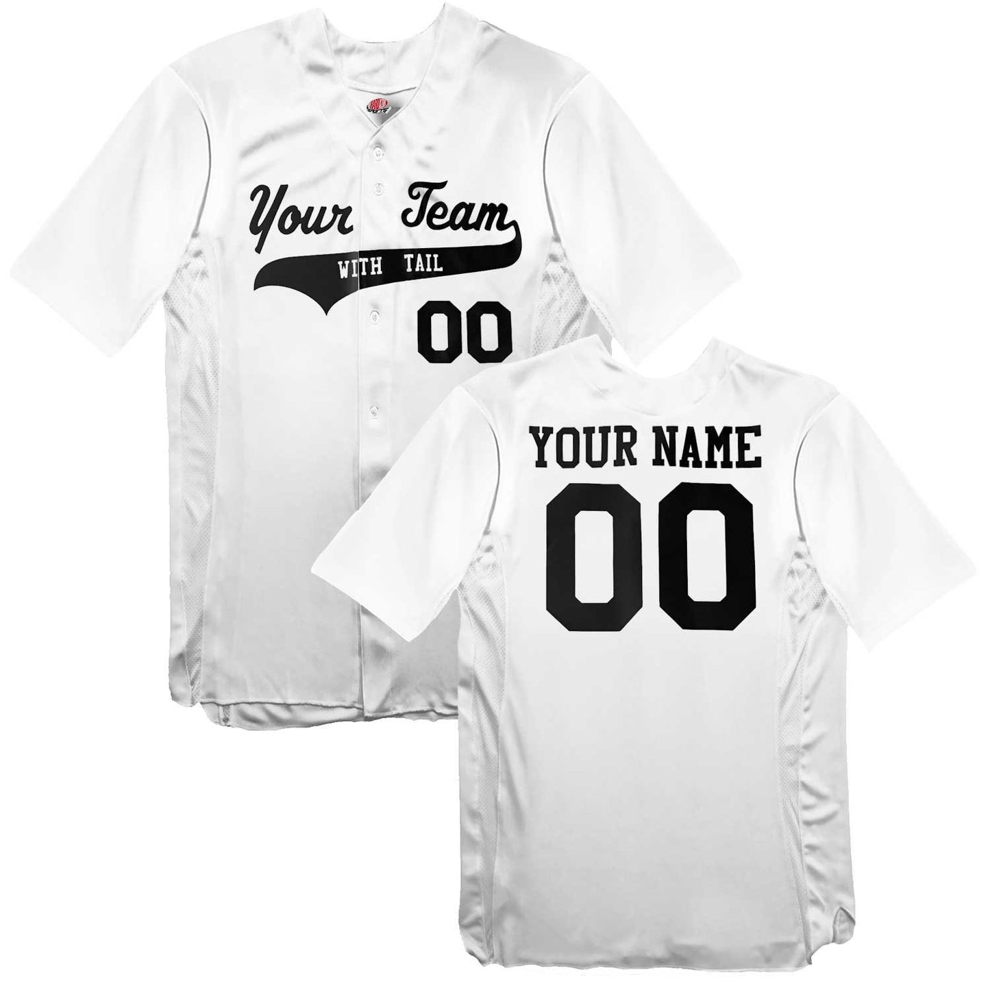 Solid Color 6 Button Double Knit Full Button Down Baseball Jersey | Custom Jersey with Team, Player, Numbers