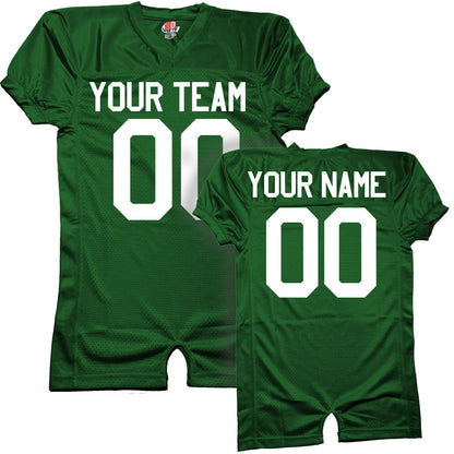 Custom Football Pro Game Jersey | Stretch Mesh Body & Dazzle Football Jersey | Includes Team Name, Player Name Numbers