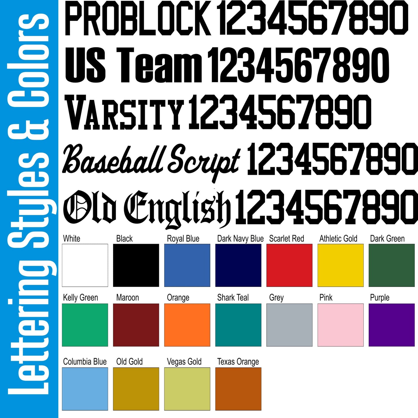 Custom 3 Color Baseball Jersey | Forest Green, Purple, Red, Orange, Black & White with 2 color Trim Personalized with your names and numbers