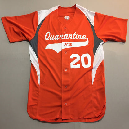 Custom 3 Color Baseball Jersey | Forest Green, Purple, Red, Orange, Black & White with 2 color Trim Personalized with your names and numbers