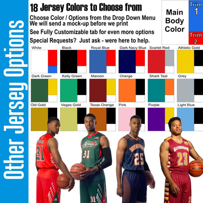 Retro Custom Basketball Jersey: Personalized Team Uniform