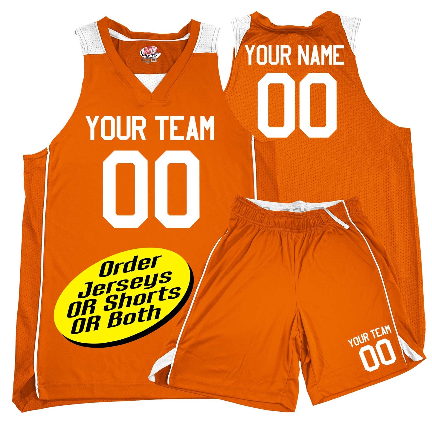 Custom Basketball Uniforms, Piping Sides, Mesh Back, Contrast Shoulders | Mix and Match Jerseys and Shorts. Printed and Shipped from USA