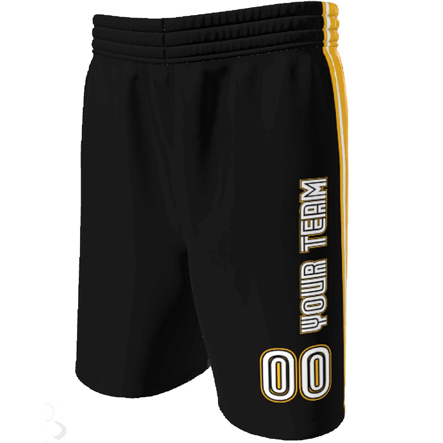 Retro 3-Color Custom Basketball Shorts: Old School Design