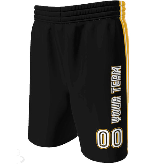 Retro 3-Color Custom Basketball Shorts: Old School Design