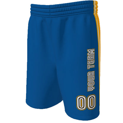 Retro 3-Color Custom Basketball Shorts: Old School Design