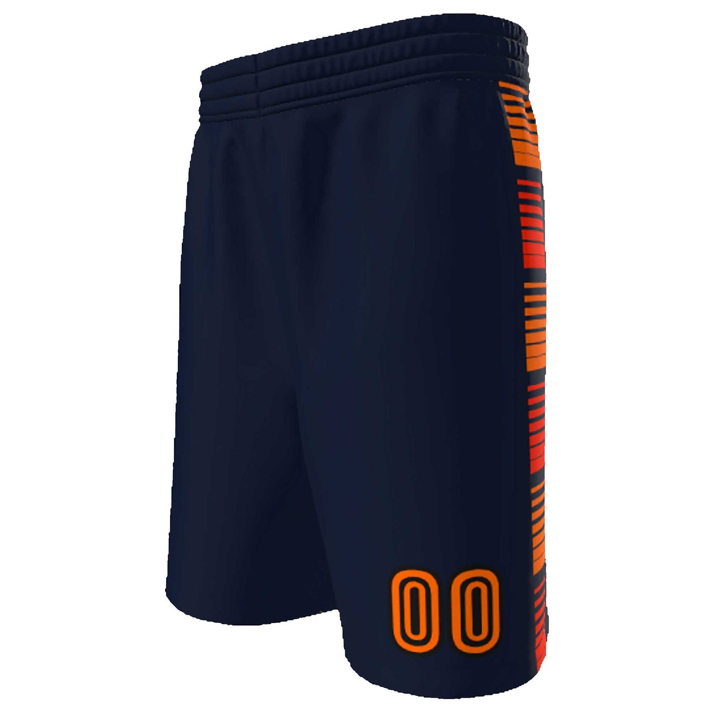 Retro Rainbow Basketball Shorts: Custom Team Uniform