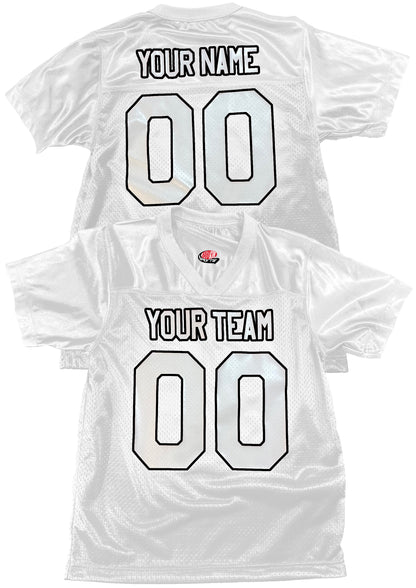 2 Color Print, Custom Football Jersey, Fantasy Football, Casual Fit Fan Shirt | Outlined Text, Team Name, Player Name, Numbers