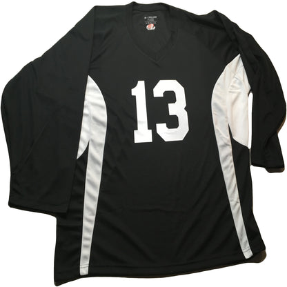 Custom Hockey Jersey Navy Blue and White Personalized with Your Team, Your Player Name and Player Numbers