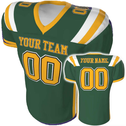 Custom Tackle Football Jersey: Sublimated, Cut & Sewn, Fitted Game Jersey