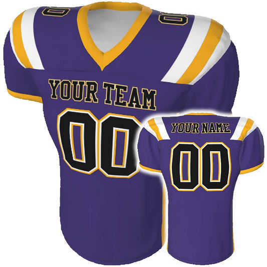 Custom Tackle Football Jersey: Sublimated, Cut & Sewn, Fitted Game Jersey