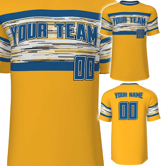 Custom Glitch Baseball Jersey: Retro Throwback Design, Sublimated Performance Tee