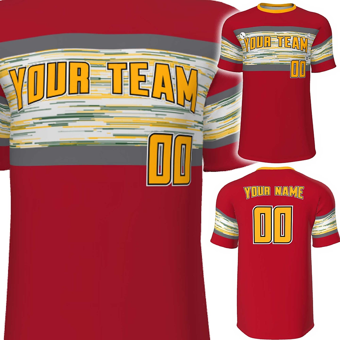 Custom Glitch Baseball Jersey: Retro Throwback Design, Sublimated Performance Tee