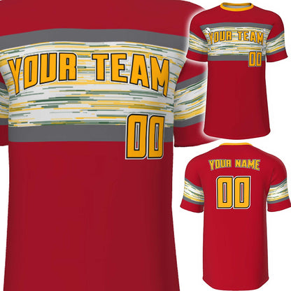 Custom Glitch Baseball Jersey: Retro Throwback Design, Sublimated Performance Tee