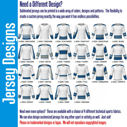 Custom V-Neck Hockey Jersey: Personalized Team Design