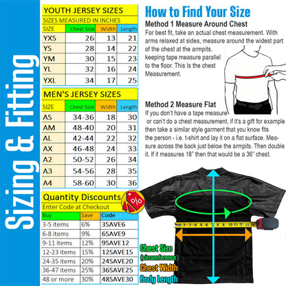 Custom Tackle Football Jersey: Sublimated, Cut & Sewn, Fitted Game Jersey