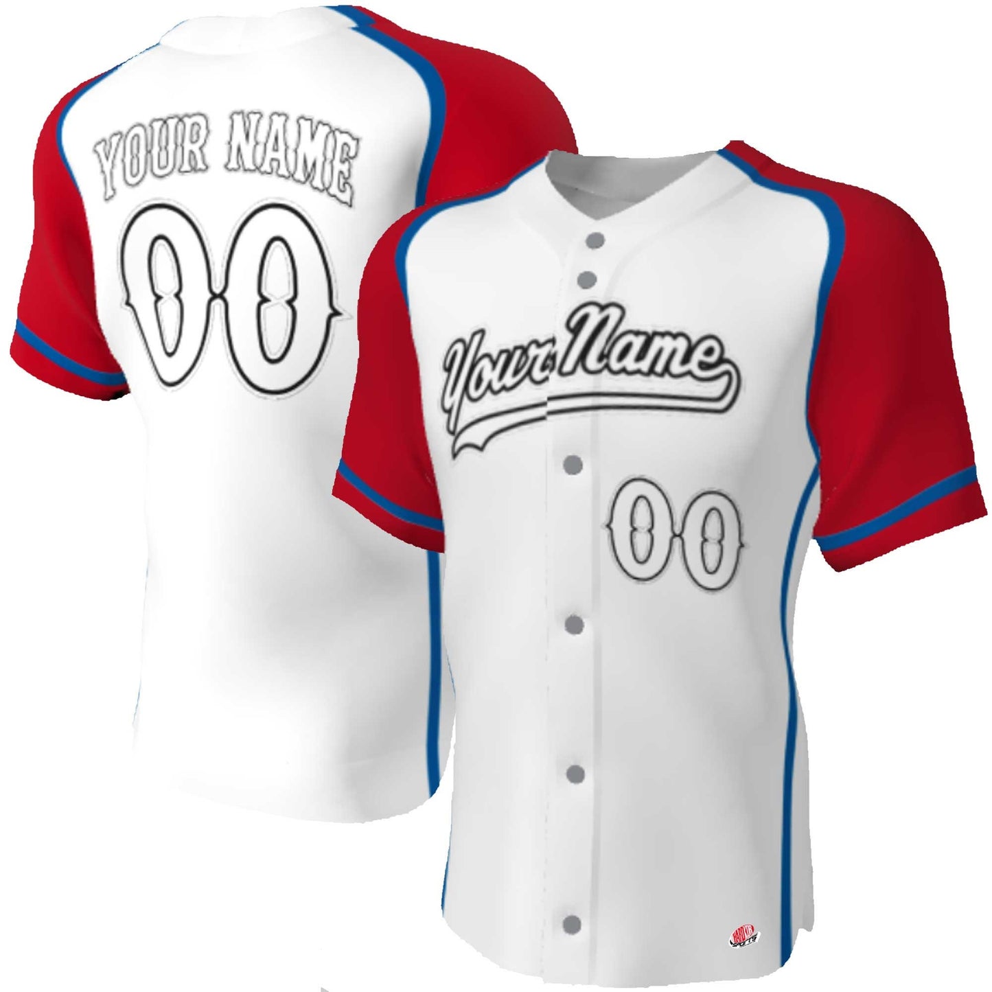 Custom Full Button Baseball Jersey: Personalized Team Uniform