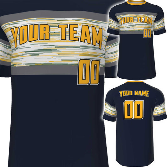 Custom Glitch Baseball Jersey: Retro Throwback Design, Sublimated Performance Tee