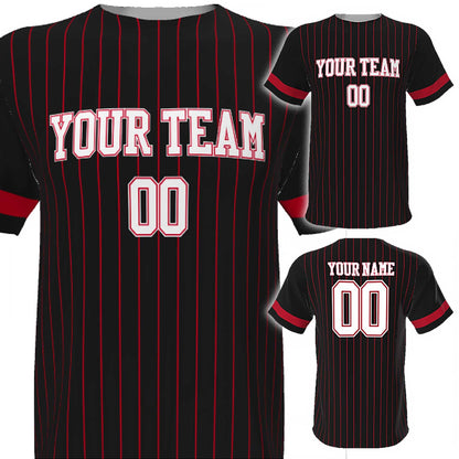 Custom Pinstripe Baseball Jersey: Personalized Team Design