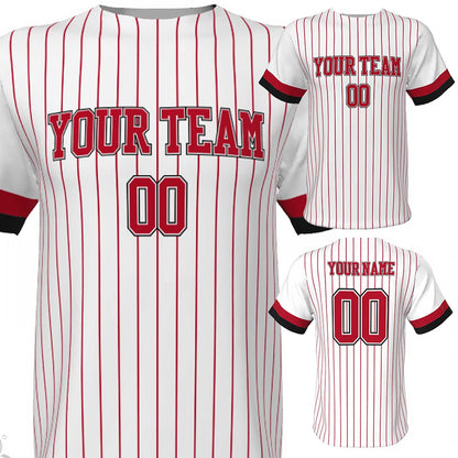 Custom Pinstripe Baseball Jersey: Personalized Team Design