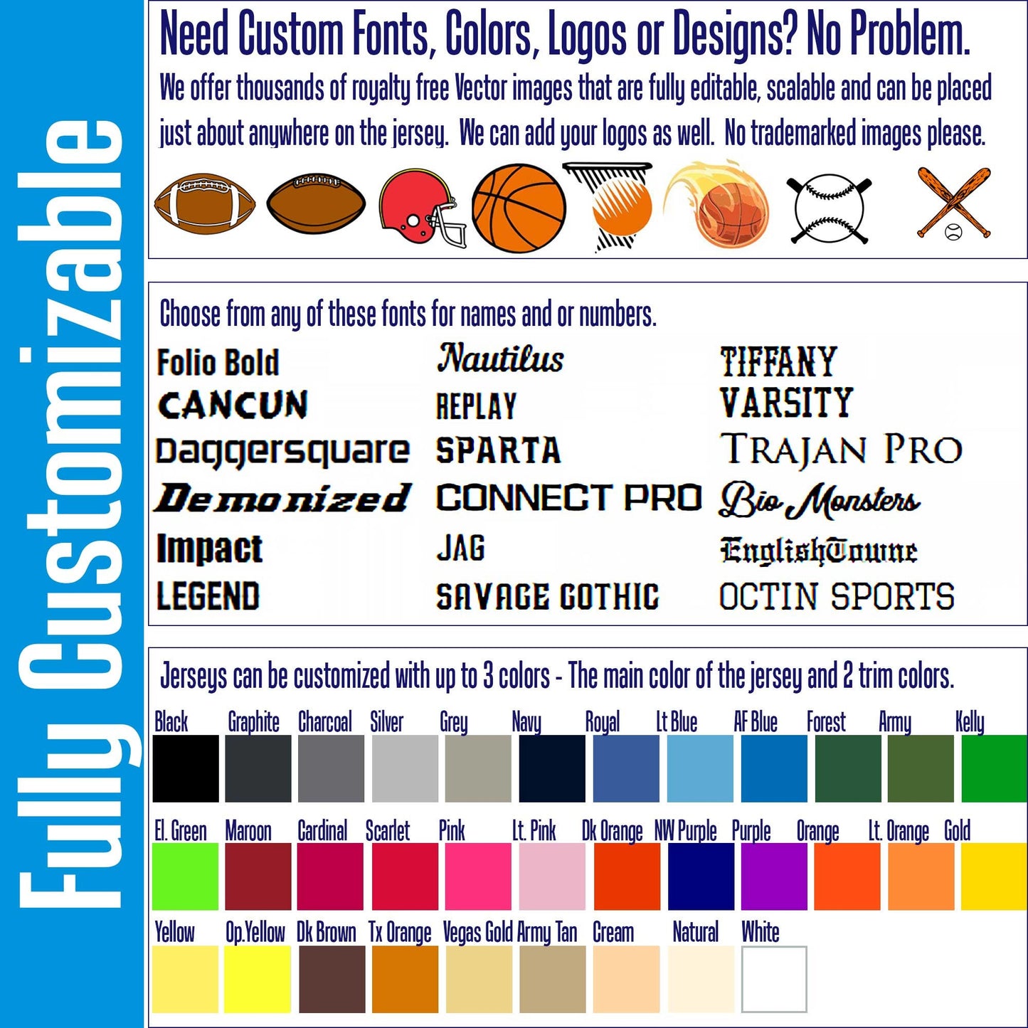 Custom Lace-Up Hockey Jersey: Sublimated Team Design, Name & Numbers