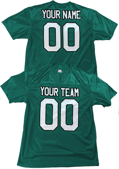 2 Color Print, Custom Football Jersey, Real Fan Jersey, Authentic materials, Customized in USA | Professional Industry Standard Pro Vinyl