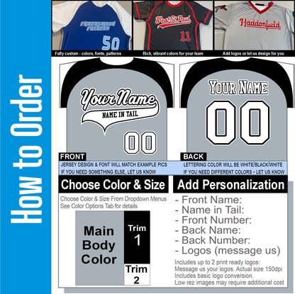 Custom 3-Color Baseball Jersey: Personalized Team Uniform