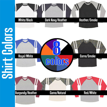 Men's custom football long sleeve t-shirt, Choose your design and budget. Comfortably Soft, casual fit, Football Design, Names and Numbers