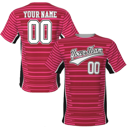 Custom Glitch Baseball Jersey: Personalized Team Uniform