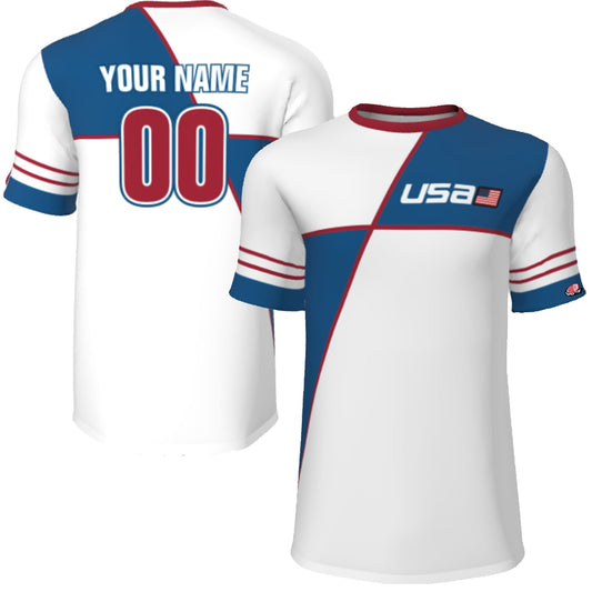 Custom USA Soccer Jersey, Customized with your name and number on back, National America Soccer Team, USA Football Gift, American Soccer