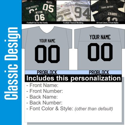 Custom Milwaukie High School Football Jersey, Your Name, Player Number or Graduation year - Gift of Nostalgia to Relive those Glory Days