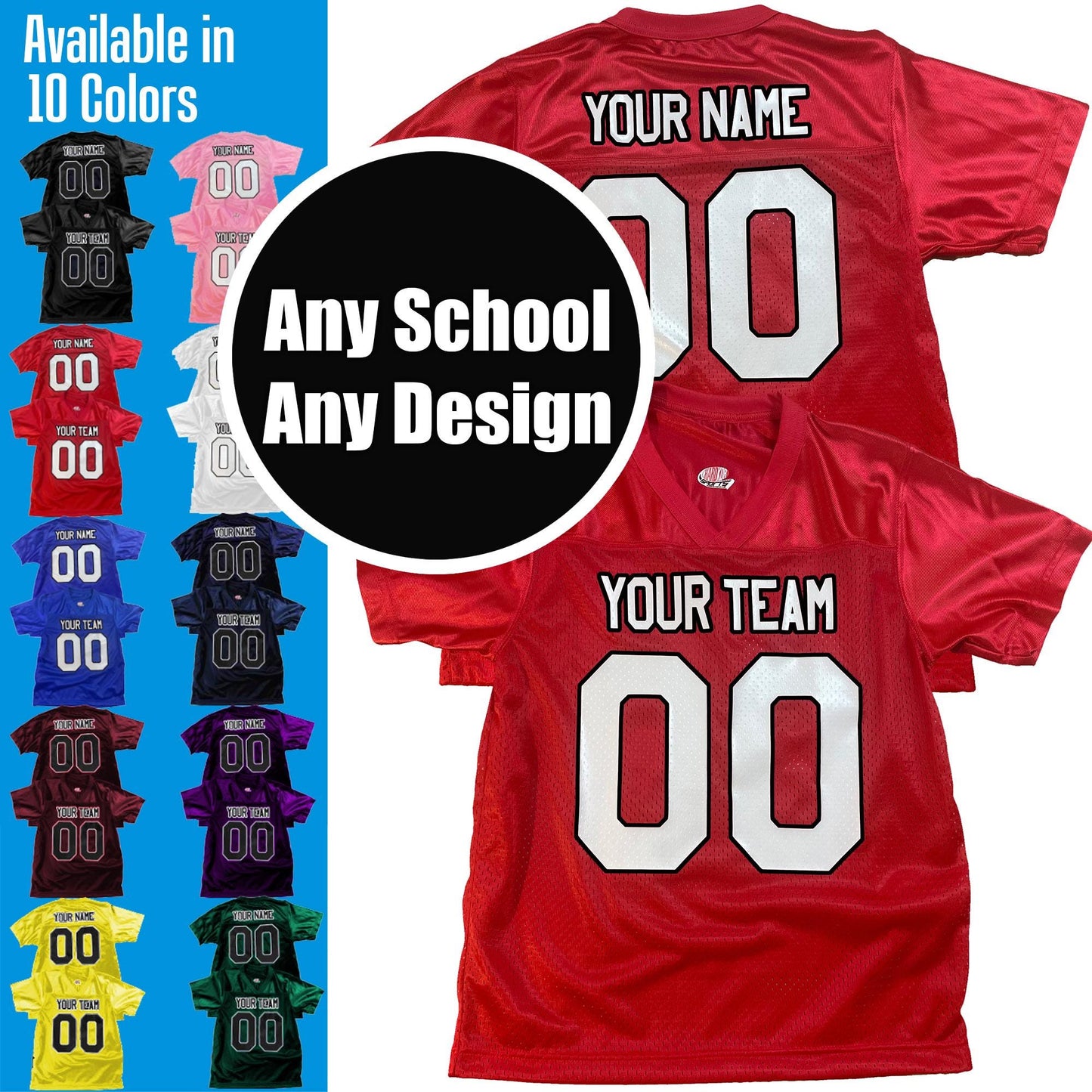 Custom Milwaukie High School Football Jersey, Your Name, Player Number or Graduation year - Gift of Nostalgia to Relive those Glory Days