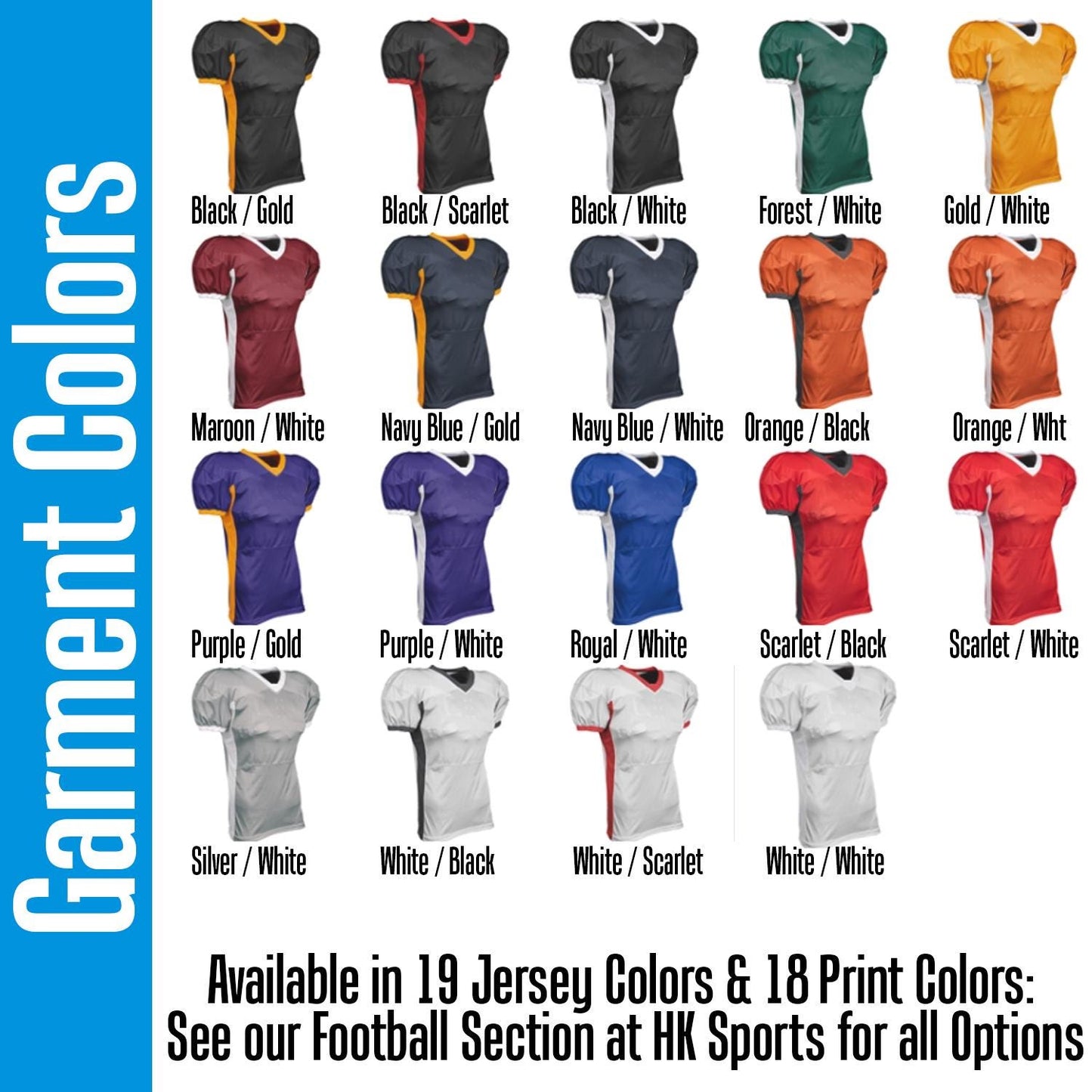 American Football Pro Fit Game Jersey, Red White Blue, Professional Fit Custom College, High School, Patriotic, Stretch Mesh, Dazzle Spandex
