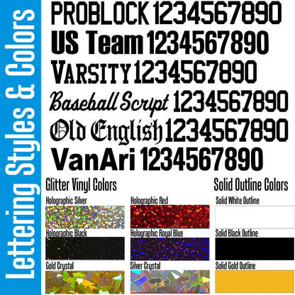 Rainbow Silver Hologram Print Custom Baseball Jersey with White solid Vinyl Outline, Personalized with your Team Name in a Funky Hippy Retro