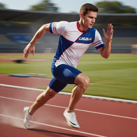 Custom USA Soccer Jersey – White Royal Red Edition – Pro Look – Personalized Name and Number