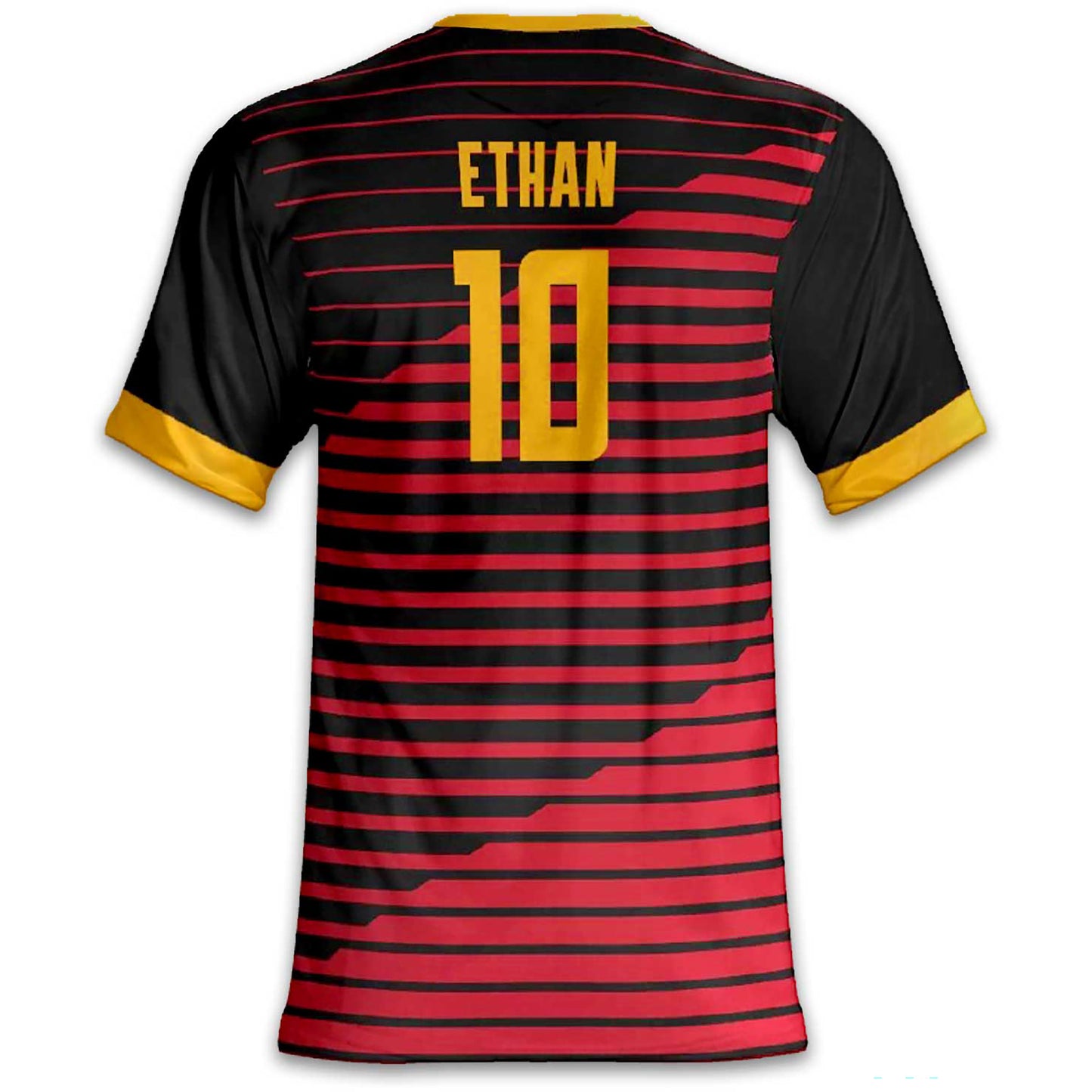 Custom Germany Soccer Jersey – Black Gold Red Edition, Pro Look & Personalized Name/Number