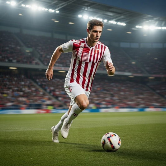 Custom Denmark Soccer Jersey – Red White Edition – Pro Look – Personalized Name and Number