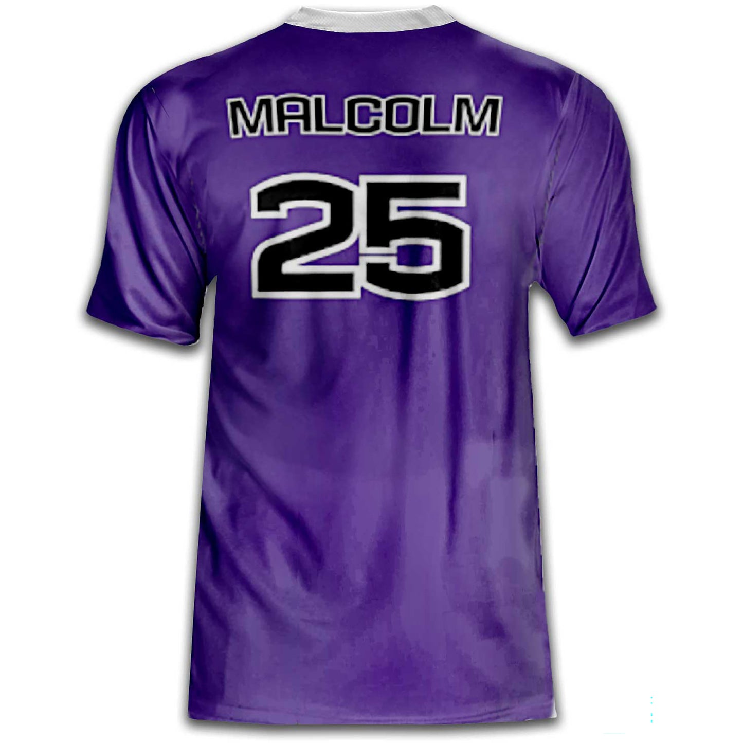 Vipers Wave‑Script Baseball Jersey – Purple / Black / White – Fully Customizable